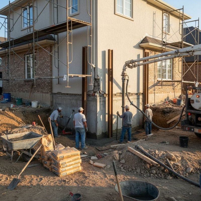 Local Porch Foundation Repair pros at work